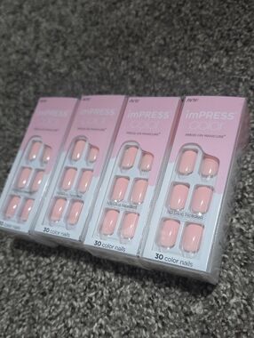 imPRESS Press-On Manicure Nails — Pale Pink Gloss (4-Pack)